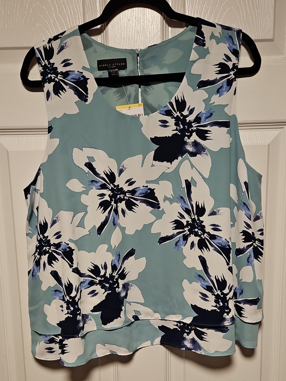 Simply Styled Tiered Floral Tank